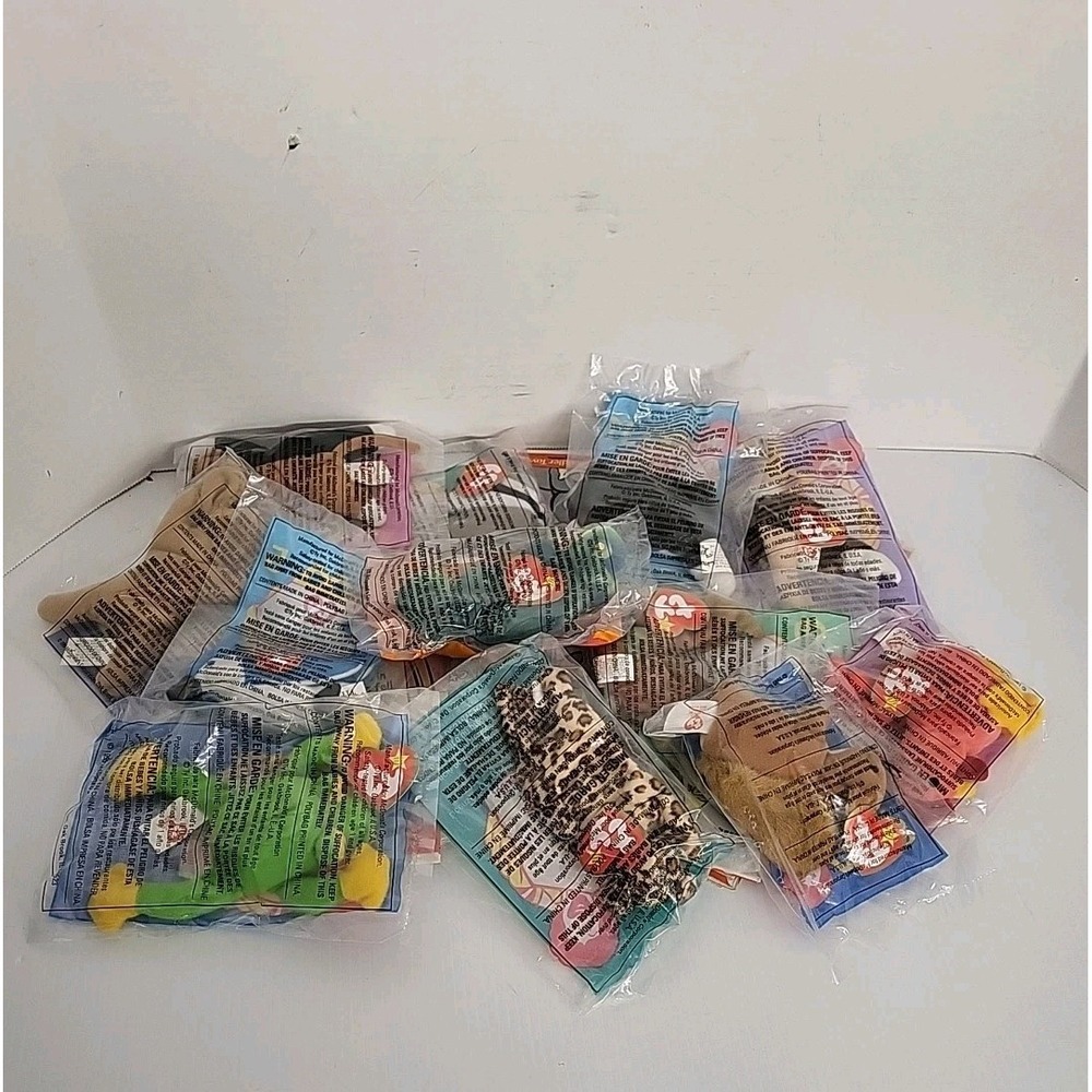 Ty Teenie Beanie Babies McDonalds  Toys Set of 12 1999 and ‎ Babies Set 4 2000
